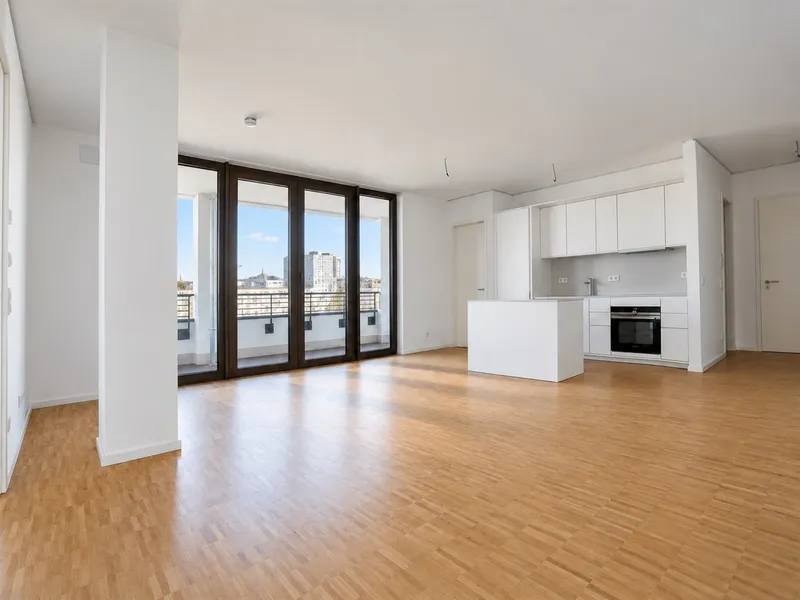 Über den Dächern von Berlin-Mitte – moderne 2-Zimmer-Wohnung mit großzügiger Loggia — photo 1